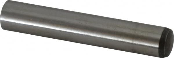 Value Collection - 12mm Diam x 70mm Pin Length Alloy Steel Standard Dowel Pin - C 58-62 Hardness, 53,400 Lb Breaking Strength, 1 Rounded End - Americas Industrial Supply