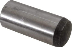 Value Collection - 20mm Diam x 50mm Pin Length Alloy Steel Standard Dowel Pin - C 58-62 Hardness, 148,000 Lb Breaking Strength, 1 Rounded End - Americas Industrial Supply