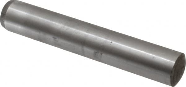 Value Collection - 20mm Diam x 120mm Pin Length Alloy Steel Standard Dowel Pin - C 58-62 Hardness, 148,000 Lb Breaking Strength, 1 Rounded End - Americas Industrial Supply