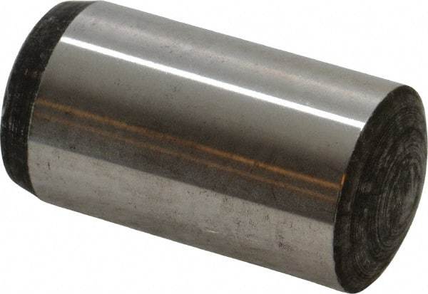 Value Collection - 25mm Diam x 50mm Pin Length Alloy Steel Standard Dowel Pin - C 58-62 Hardness, 232,000 Lb Breaking Strength, 1 Rounded End - Americas Industrial Supply