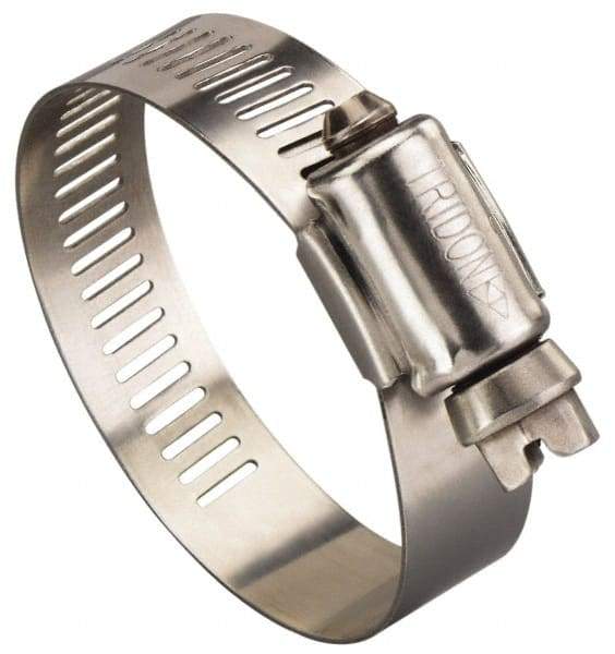 Value Collection - SAE Size 88, 5.12 to 5.51" Diam, Stainless Steel Worm Drive Clamp - 1/2" Wide, Material Grade 305, Series 350 - Americas Industrial Supply