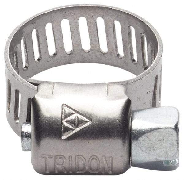 IDEAL TRIDON - SAE Size 332, 19-1/8 to 21-1/4" Diam, Stainless Steel Worm Drive Clamp - 1/2" Wide, Material Grade 201/305, Series 620 - Americas Industrial Supply