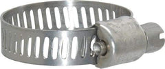 IDEAL TRIDON - SAE Size 10, 1/2 to 1-1/16" Diam, Stainless Steel Miniature Worm Drive Clamp - 5/16" Wide, Material Grade 301, Series 350 - Americas Industrial Supply