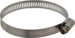 IDEAL TRIDON - SAE Size 44, 2-5/16 to 3-1/4" Diam, Stainless Steel Worm Drive Clamp - 1/2" Wide, Material Grade 201/305, Series 620 - Americas Industrial Supply