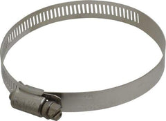 IDEAL TRIDON - SAE Size 52, 2-13/16 to 3-3/4" Diam, Stainless Steel Worm Drive Clamp - 1/2" Wide, Material Grade 201/305, Series 620 - Americas Industrial Supply