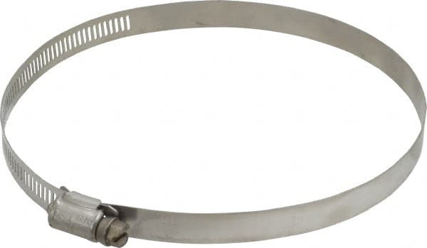 IDEAL TRIDON - SAE Size 88, 4-1/16 to 6" Diam, Stainless Steel Worm Drive Clamp - 1/2" Wide, Material Grade 201/305, Series 620 - Americas Industrial Supply