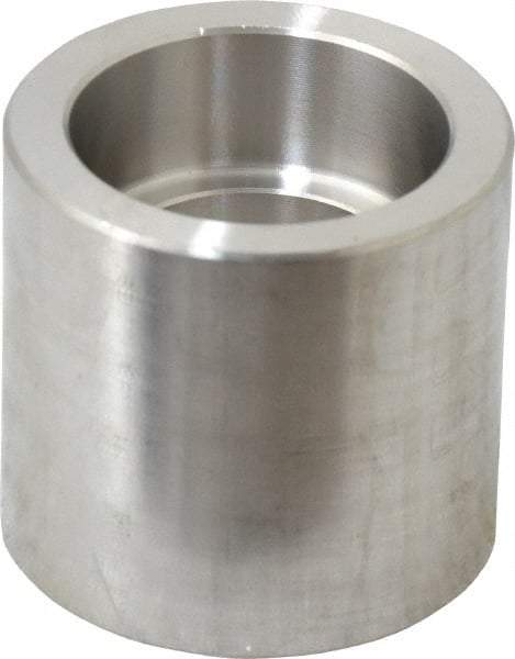 Merit Brass - 1" Grade 304 Stainless Steel Pipe Coupling - Socket Weld x Socket Weld End Connections, 3,000 psi - Americas Industrial Supply