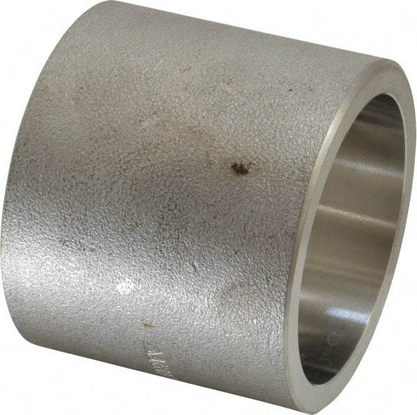 Merit Brass - 2" Grade 304 Stainless Steel Pipe Coupling - Socket Weld x Socket Weld End Connections, 3,000 psi - Americas Industrial Supply