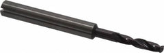 Guhring - 3.6mm 140° Spiral Flute Solid Carbide Screw Machine Drill Bit - Americas Industrial Supply