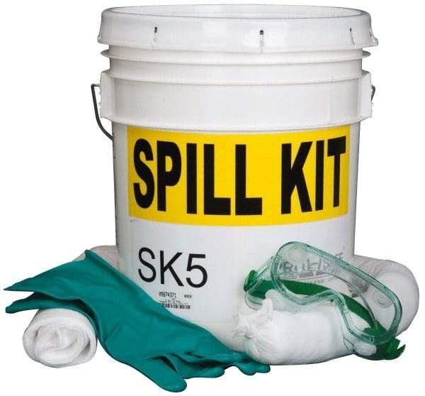 PRO-SAFE - Oil Only Spill Kit - 5 Gal Pail - Americas Industrial Supply
