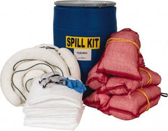 PRO-SAFE - Oil Only Spill Kit - 55 Gal Polyethylene Drum - Americas Industrial Supply