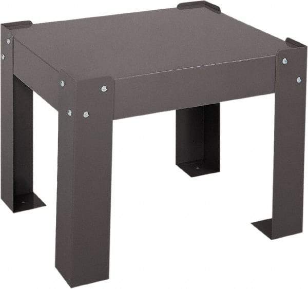 Durham - Gray, Steel, Cabinet Leg Kit - 21" Wide x 17" Deep x 4" High Body - Americas Industrial Supply