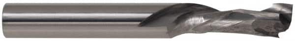 Onsrud - 3/4" Cutting Diam x 1-7/8" Length of Cut, 2 Flute, Compression Spiral Router Bit - Uncoated, Right Hand Cut, Solid Carbide, 4" OAL x 3/4" Shank Diam, Double Edge, 30° Helix Angle - Americas Industrial Supply
