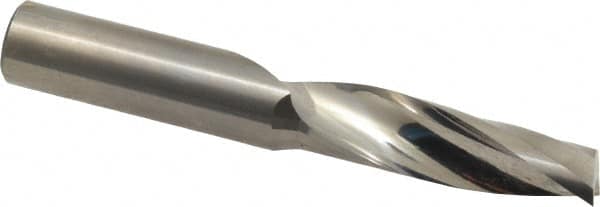 Onsrud - 1/2" Cutting Diam x 1-5/8" Length of Cut, 1 Flute, Upcut Spiral Router Bit - Uncoated, Right Hand Cut, Solid Carbide, 3-1/2" OAL x 1/2" Shank Diam, Single Edge, 21° Helix Angle - Americas Industrial Supply