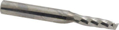 Onsrud - 3/16" Cutting Diam x 5/8" Length of Cut, 1 Flute, Upcut Spiral Router Bit - Uncoated, Right Hand Cut, Solid Carbide, 2" OAL x 1/4" Shank Diam, Single Edge, 21° Helix Angle - Americas Industrial Supply