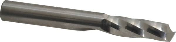 Onsrud - 3/8" Cutting Diam x 1-1/8" Length of Cut, 1 Flute, Upcut Spiral Router Bit - Uncoated, Right Hand Cut, Solid Carbide, 3" OAL x 3/8" Shank Diam, Single Edge - Americas Industrial Supply