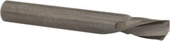 Onsrud - 1/4" Cutting Diam x 3/8" Length of Cut, 1 Flute, Downcut Spiral Router Bit - Uncoated, Right Hand Cut, Solid Carbide, 2" OAL x 1/4" Shank Diam, Single Edge, 21° Helix Angle - Americas Industrial Supply