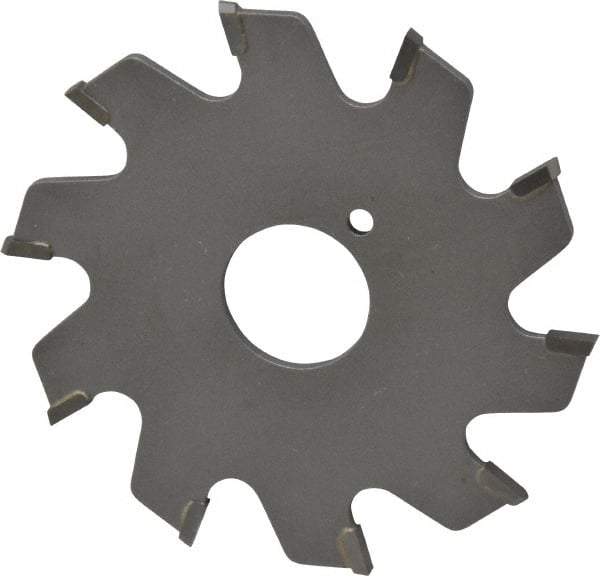 Onsrud - 2-1/2" Diam x 0.095" Blade Thickness x 5/8" Arbor Hole Diam, 10 Tooth Slitting and Slotting Saw - Arbor Connection, Right Hand, Uncoated, Carbide-Tipped, 0° Rake - Americas Industrial Supply