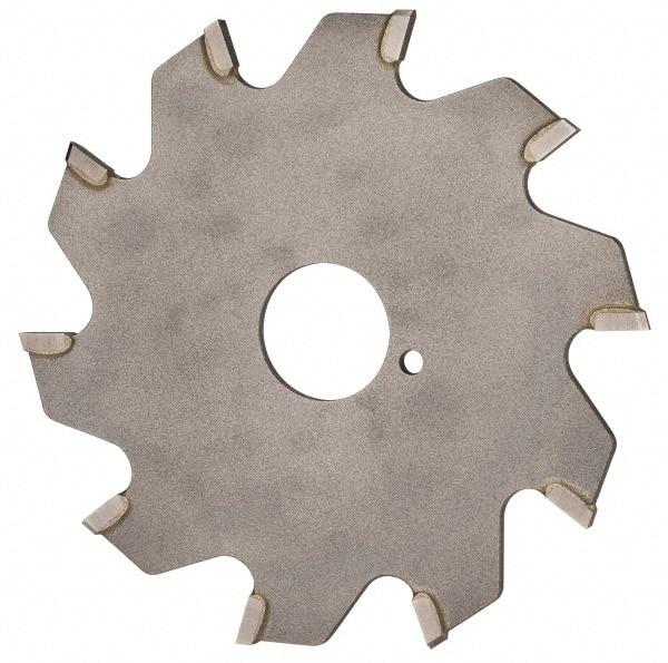 Onsrud - 3" Diam x 0.095" Blade Thickness x 5/8" Arbor Hole Diam, 10 Tooth Slitting and Slotting Saw - Arbor Connection, Right Hand, Uncoated, Carbide-Tipped, 0° Rake - Americas Industrial Supply