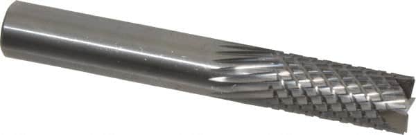 Onsrud - 1/2" Cut Diam, 1/2" Shank Diam, Cylinder Head Fluted Cut Burr - Carbide, Flat End, 1-1/8" LOC, 3-1/2" OAL - Americas Industrial Supply