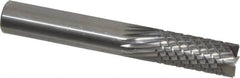 Onsrud - 1/2" Cut Diam, 1/2" Shank Diam, Cylinder Head Fluted Cut Burr - Carbide, Flat End, 1-1/8" LOC, 3-1/2" OAL - Americas Industrial Supply