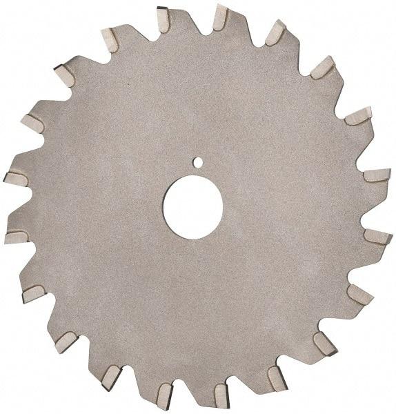 Onsrud - 3-1/2" Diam x 0.095" Blade Thickness x 5/8" Arbor Hole Diam, 20 Tooth Slitting and Slotting Saw - Arbor Connection, Right Hand, Uncoated, Carbide-Tipped, -5° Rake - Americas Industrial Supply