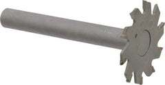 Onsrud - 2" Diam x 0.095" Blade Thickness, 10 Tooth Slitting and Slotting Saw - Shank Connection, Right Hand, Uncoated, Carbide-Tipped, 0° Rake - Americas Industrial Supply