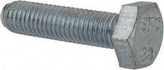 Value Collection - M10x1.50mm Metric Coarse, 40mm Length Under Head Hex Head Cap Screw - Fully Threaded, Grade 8.8 Steel, Zinc-Plated Finish, 17mm Hex - Americas Industrial Supply