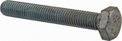 Value Collection - M10x1.50mm Metric Coarse, 70mm Length Under Head Hex Head Cap Screw - Fully Threaded, Grade 8.8 Steel, Zinc-Plated Finish, 17mm Hex - Americas Industrial Supply