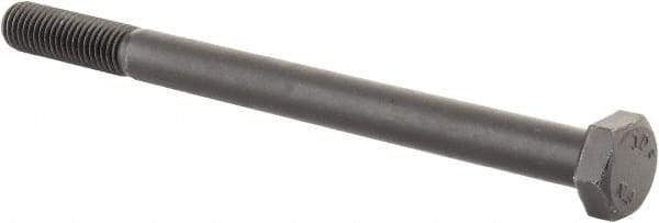 Value Collection - M12x1.75mm Metric Coarse, 160mm Length Under Head Hex Head Cap Screw - Partially Threaded, Grade 10.9 Steel, Uncoated, 19mm Hex - Americas Industrial Supply