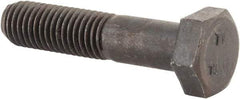 Value Collection - M12x1.75mm Metric Coarse, 55mm Length Under Head Hex Head Cap Screw - Partially Threaded, Grade 10.9 Steel, Uncoated, 19mm Hex - Americas Industrial Supply