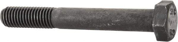 Value Collection - M12x1.75mm Metric Coarse, 90mm Length Under Head Hex Head Cap Screw - Partially Threaded, Grade 10.9 Steel, Uncoated, 19mm Hex - Americas Industrial Supply