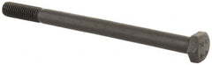 Value Collection - M8x1.25mm Metric Coarse, 110mm Length Under Head Hex Head Cap Screw - Partially Threaded, Grade 10.9 Steel, Uncoated, 13mm Hex - Americas Industrial Supply