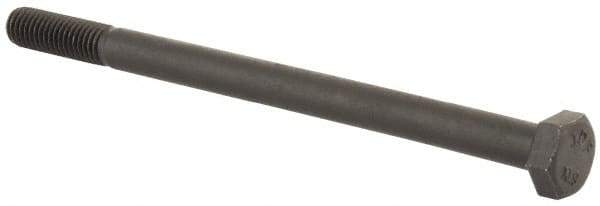 Value Collection - M8x1.25mm Metric Coarse, 120mm Length Under Head Hex Head Cap Screw - Partially Threaded, Grade 10.9 Steel, Uncoated, 13mm Hex - Americas Industrial Supply