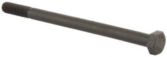 Value Collection - M8x1.25mm Metric Coarse, 120mm Length Under Head Hex Head Cap Screw - Partially Threaded, Grade 10.9 Steel, Uncoated, 13mm Hex - Americas Industrial Supply