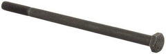 Value Collection - M8x1.25mm Metric Coarse, 150mm Length Under Head Hex Head Cap Screw - Partially Threaded, Grade 10.9 Steel, Uncoated, 13mm Hex - Americas Industrial Supply
