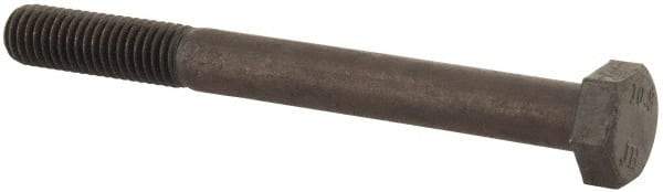 Value Collection - M8x1.25mm Metric Coarse, 80mm Length Under Head Hex Head Cap Screw - Partially Threaded, Grade 10.9 Steel, Uncoated, 13mm Hex - Americas Industrial Supply