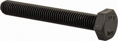 Value Collection - M10x1.50mm Metric Coarse, 75mm Length Under Head Hex Head Cap Screw - Fully Threaded, Grade 10.9 Steel, Uncoated, 17mm Hex - Americas Industrial Supply