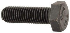 Value Collection - M12x1.75mm Metric Coarse, 40mm Length Under Head Hex Head Cap Screw - Fully Threaded, Grade 10.9 Steel, Uncoated, 19mm Hex - Americas Industrial Supply