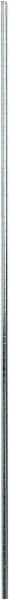 Eagle MHC - 1" Wide, 86 High, Open Shelving Accessory/Component - Zinc, Zinc Finish, 1" Deep, Use with Eagle MHC Shelving - Americas Industrial Supply