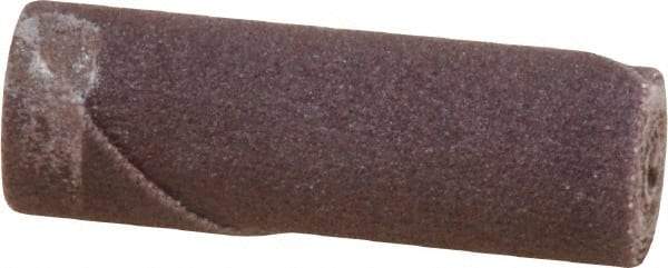 Merit Abrasives - 1/2" Max Roll Diam x 1-1/2" OAL, 180 Grit Aluminum Oxide Straight Cartridge Roll - 1/8" Pilot Hole Diam, Very Fine Grade - Americas Industrial Supply