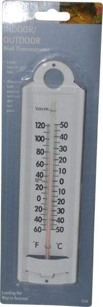 Taylor - -40 to 120°F, Window and Wall Thermometer - 9 Inch Long - Americas Industrial Supply