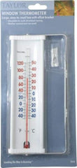 Taylor - -40 to 120°F, Window and Wall Thermometer - 8 Inch Long - Americas Industrial Supply