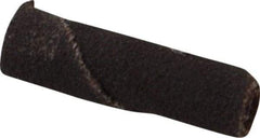 Merit Abrasives - 1/4" Max Roll Diam x 1" OAL, 120 Grit Aluminum Oxide Straight Cartridge Roll - 1/8" Pilot Hole Diam, Fine Grade - Americas Industrial Supply
