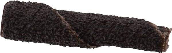 Merit Abrasives - 1/4" Max Roll Diam x 1-1/2" OAL, 50 Grit Aluminum Oxide Straight Cartridge Roll - 1/8" Pilot Hole Diam, Coarse Grade - Americas Industrial Supply