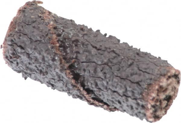 Merit Abrasives - 3/8" Max Roll Diam x 1" OAL, 36 Grit Straight Cartridge Roll - 1/8" Pilot Hole Diam, Very Coarse Grade - Americas Industrial Supply