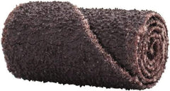 Merit Abrasives - 1/2" Max Roll Diam x 1" OAL, 50 Grit Aluminum Oxide Straight Cartridge Roll - 1/8" Pilot Hole Diam, Coarse Grade - Americas Industrial Supply