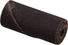 Merit Abrasives - 5/8" Max Roll Diam x 1-1/2" OAL, 120 Grit Straight Cartridge Roll - 3/16" Pilot Hole Diam, Fine Grade - Americas Industrial Supply