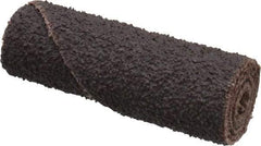 Merit Abrasives - 1/2" Max Roll Diam x 1-1/2" OAL, 50 Grit Aluminum Oxide Straight Cartridge Roll - 1/8" Pilot Hole Diam, Coarse Grade - Americas Industrial Supply