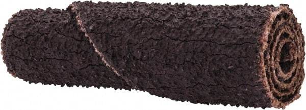 Merit Abrasives - 3/8" Max Roll Diam x 1-1/2" OAL, 50 Grit Aluminum Oxide Straight Cartridge Roll - 1/8" Pilot Hole Diam, Coarse Grade - Americas Industrial Supply